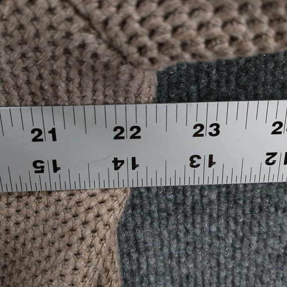 Jos. A. Bank Mens Knit Cardigan Sweater Tan Large Long Sleeve Regular Fit Cotton - Picture 12 of 12